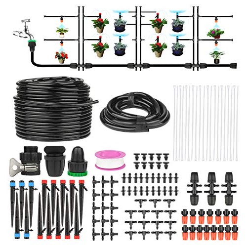 EZESO ESSENTIAL SKINCARE Drip Irrigation Kit - Garden Irrigation S...