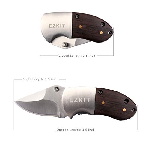EZKIT Folding Knife, Small Pocket Knife for Men and Women, Utility...