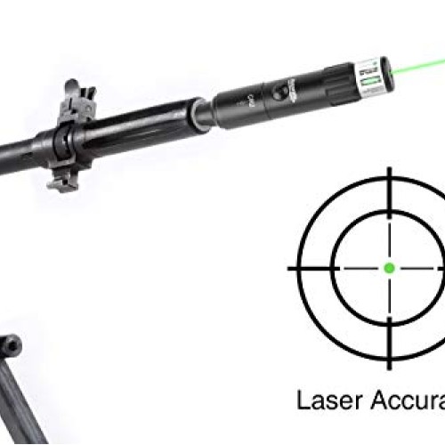 EZshoot Bore Sight Kit Bright Green Dot BoreSighter with Big Butto...