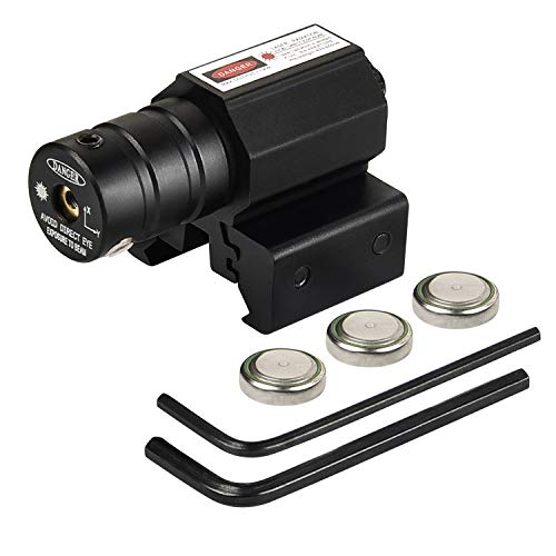 EZshoot Compact Tactical Red Dot Red Laser Sight with Picatinny Ra...