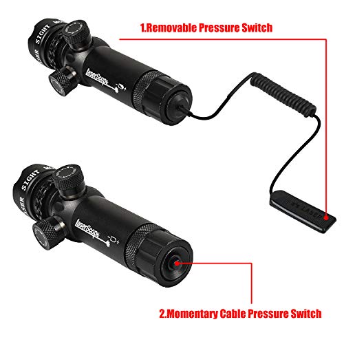 EZshoot Green Laser Sight Green Dot 532nm Rifle Scope with 20mm Pi...