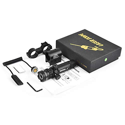 EZshoot Green Laser Sight Green Dot 532nm Rifle Scope with 20mm Pi...