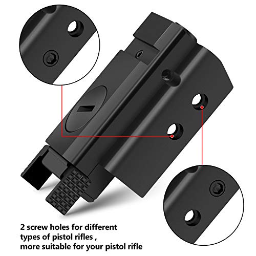 EZshoot Red Dot Laser Sight Tactical 20mm Standard Picatinny Weave...