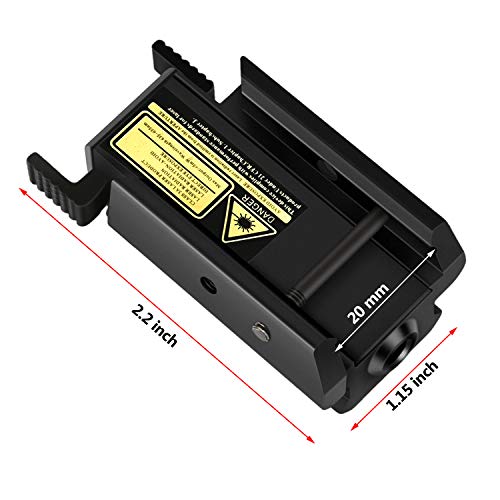 EZshoot Red Dot Laser Sight Tactical 20mm Standard Picatinny Weave...