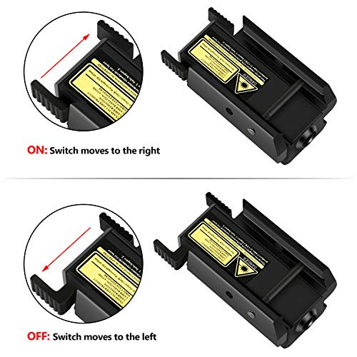 EZshoot Red Dot Laser Sight Tactical 20mm Standard Picatinny Weave...