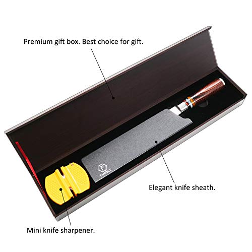 8 InchChef Knife,FANTECK Kitchen Knife VG10 Damascus Professiona...