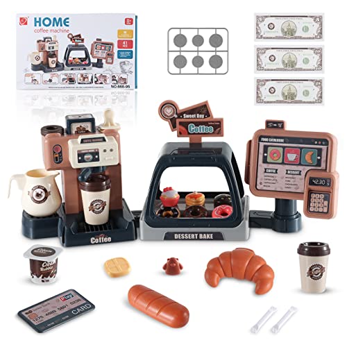 F.U.Fitrota Kids Coffee Maker Playset, Toddler Pretend Toy Play Co...