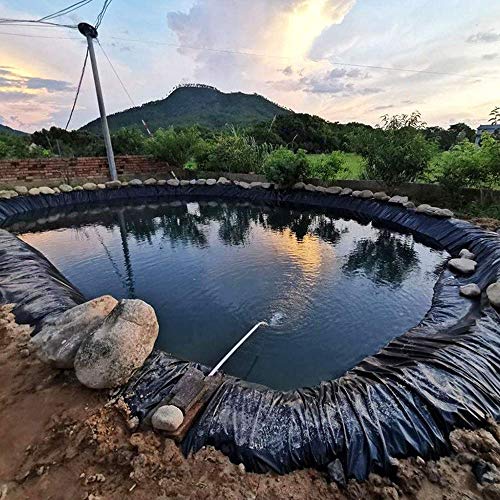 F-XW Pond Liners HDPE Rubber Pond Skins, Puncture and Tear Resista...