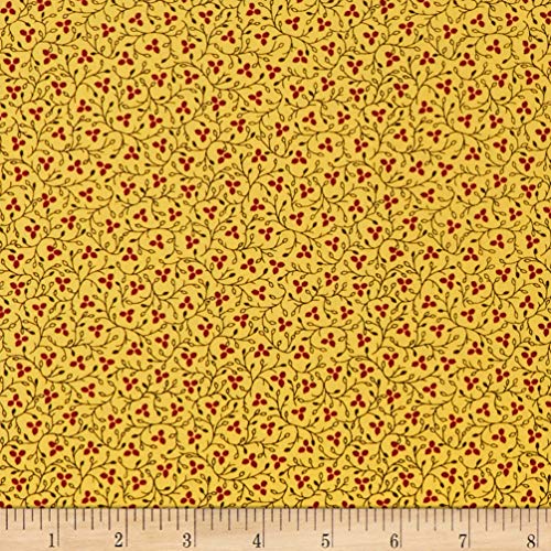 Fabri-Quilt Paintbrush Studio Manzanita Grove Quilt Fabric, Yellow...
