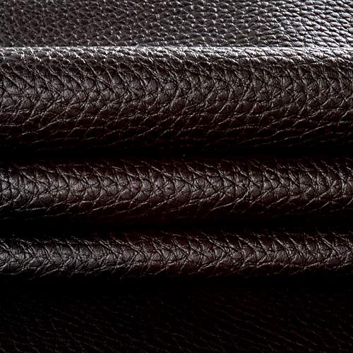 Fabric Black Cabo Faux Leather Yard