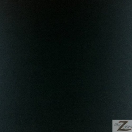 SOLID POLY COTTON FABRIC - Black - SOLD BTY POLYCOTTON 58/60 WID...