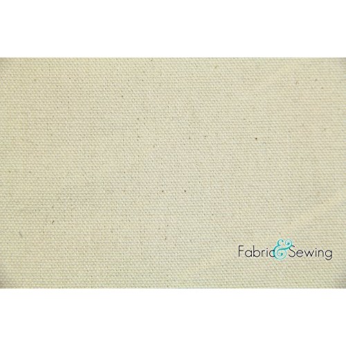Beige Cream Duck Canvas Fabric Cotton 7 Oz 62-64