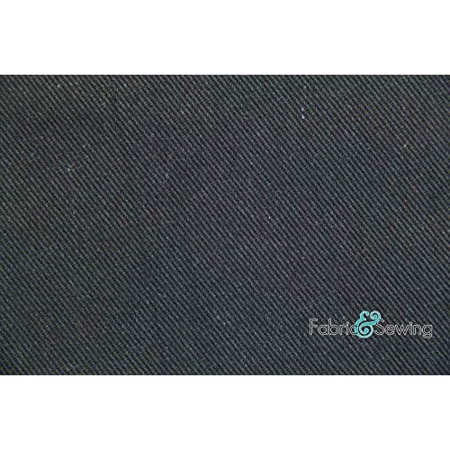 Black Bull Denim Fabric Cotton 10 Oz 58-60