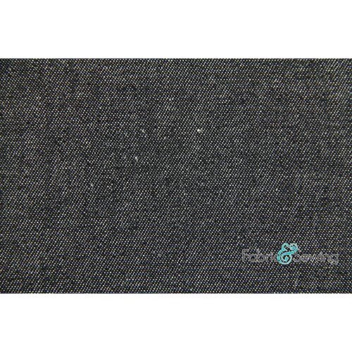 Black Denim Fabric Cotton 6 Oz 58-60