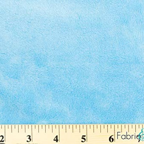 Turquoise Blue Minky Smooth Soft Solid Plush Faux Fake Fur Fabric ...