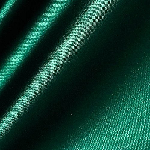 Hunter Green Satin Fabric 60 Inch Wide - 10 Yards By Roll FB