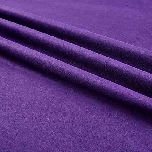 Fabric.com Purple Grand Slam Suede Fabric by The Yard