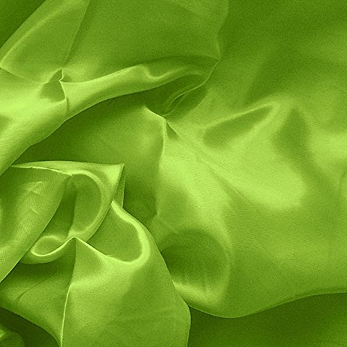 Lime Charmeuse Fabric 60 Wide Soft Satin Smooth Light Weightx2133...