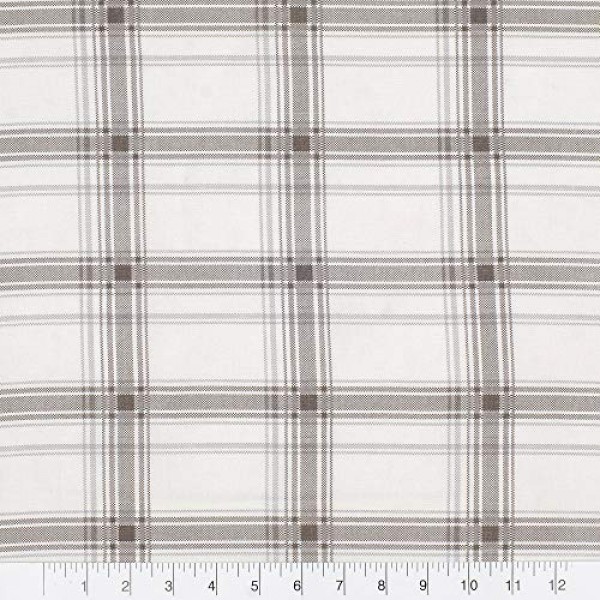1 Yard Wonder Check - Gray Checkered Cotton Fabric