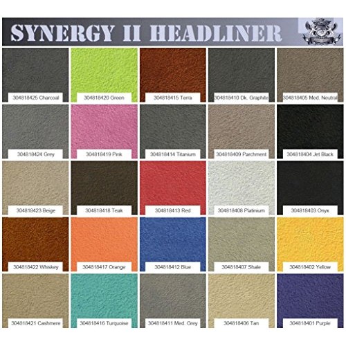 1/8 Foam Backed Synergy II Suede Headliner Fabric 60 Wide Sold by...