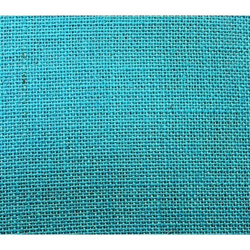 Burlap Fabric Jute TURQUOISE / 58 Wide/Sold by the Yard