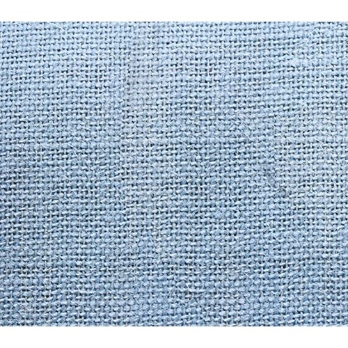 Burlap Fabric LIGHT BLUE Fabric / 40 Wide/Sold by the Yard
