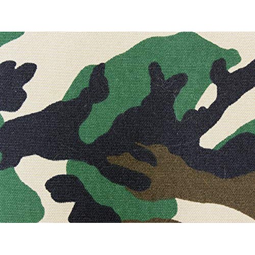 Duck Canvas 10 oz Camouflage Fabric 100% Cotton Print / 64 W/Sold...