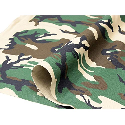 Duck Canvas 10 oz Camouflage Fabric 100% Cotton Print / 64 W/Sold...
