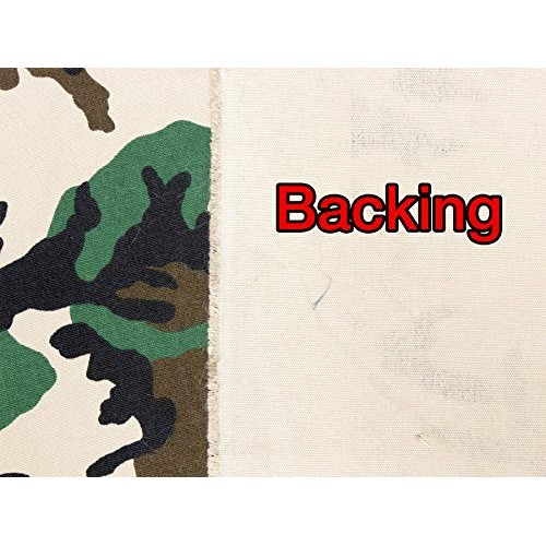 Duck Canvas 10 oz Camouflage Fabric 100% Cotton Print / 64 W/Sold...