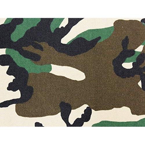 Duck Canvas 10 oz Camouflage Fabric 100% Cotton Print / 64 W/Sold...
