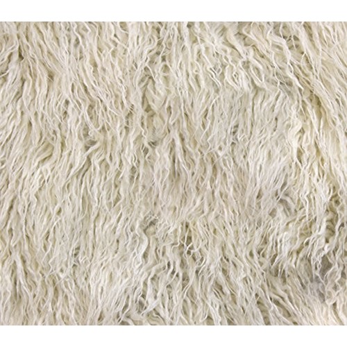 Faux Fake Animal Fur Fabric Long Pile Mongolian Sheep / 64 Wide/S...