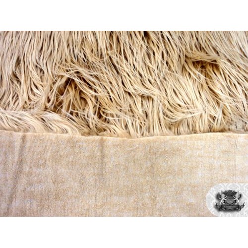 Faux/Fake Fur Mongolian Camel Fabric by The Yard