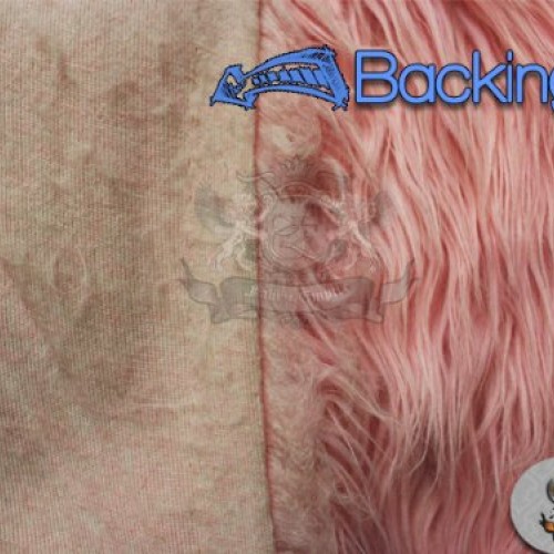 Faux/Fake Fur Mongolian Pink Fabric by The Yard Kitchen