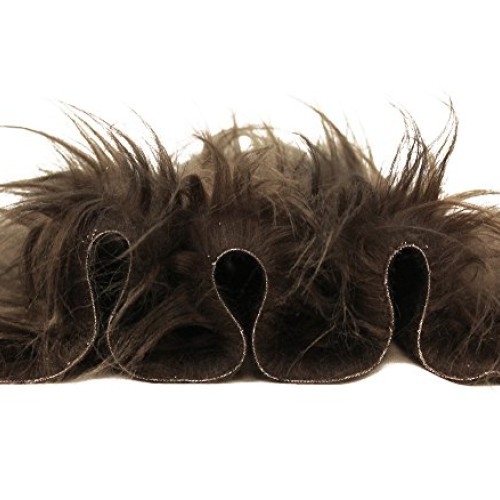 Faux Fur Fabric Long Pile Gorilla Brown / 60 Wide/Sold by The Yard