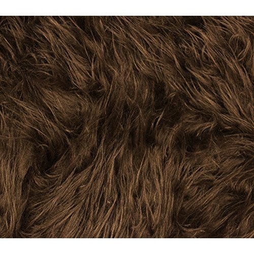 Faux Fur Fabric Long Pile Gorilla Brown / 60 Wide/Sold by The Yard
