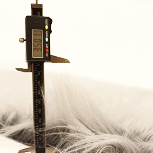 Faux Fur Fabric Long Pile Gorilla Grey Frost / 60 Wide/Sold by Th...