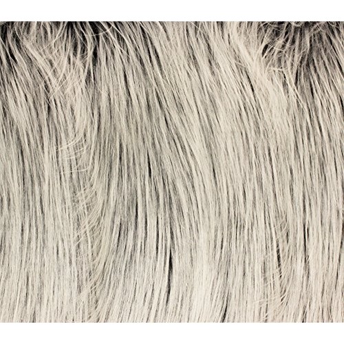 Faux Fur Fabric Long Pile Gorilla Grey Frost / 60 Wide/Sold by Th...