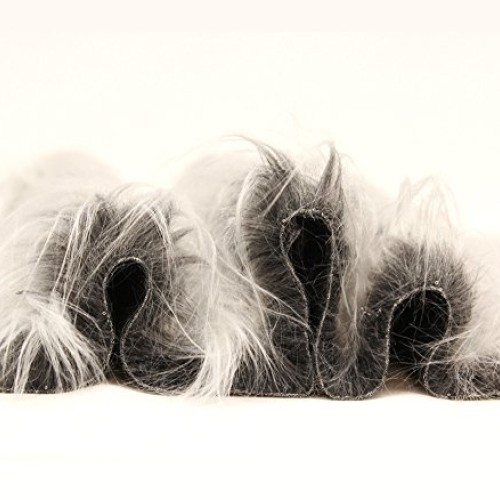 Faux Fur Fabric Long Pile Gorilla Grey Frost / 60 Wide/Sold by Th...