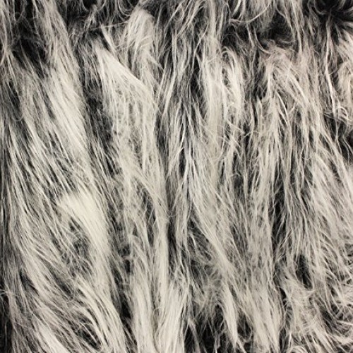 Faux Fur Fabric Long Pile Gorilla Grey Frost / 60 Wide/Sold by Th...