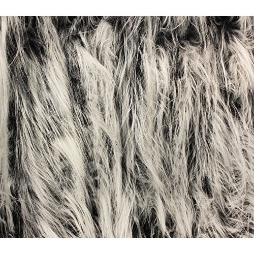 Faux Fur Fabric Long Pile Gorilla Grey Frost / 60 Wide/Sold by Th...