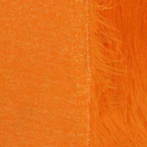 Faux Fur Fabric Long Pile Gorilla Orange / 60 Wide/Sold by The Yard
