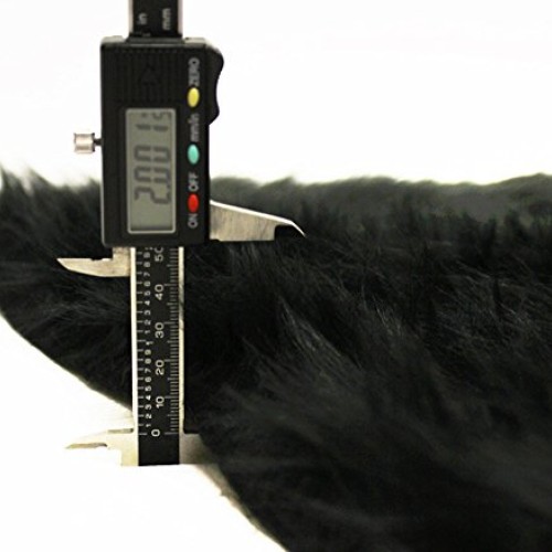 Faux Fur Fabric Long Pile Monkey Shaggy Black / 60 Wide/Sold by T...
