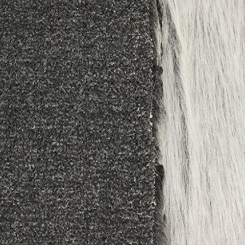 Faux Fur Fabric Long Pile Monkey Shaggy Gray Frost / 60 Wide/Sold...