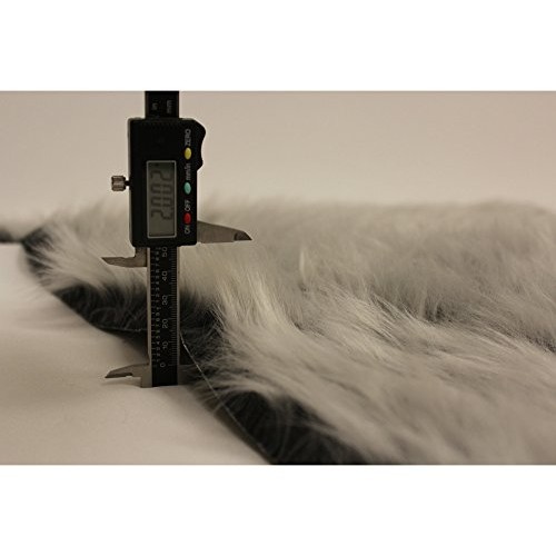 Faux Fur Fabric Long Pile Monkey Shaggy Gray Frost / 60 Wide/Sold...