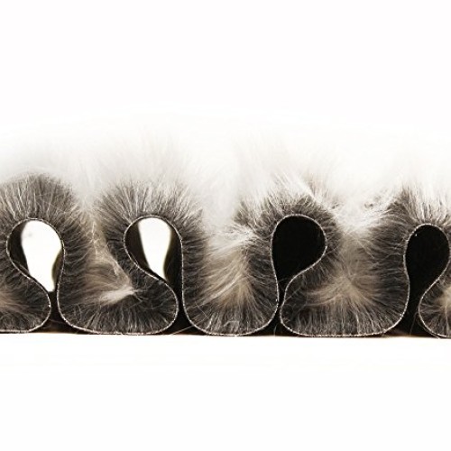 Faux Fur Fabric Long Pile Monkey Shaggy Gray Frost / 60 Wide/Sold...