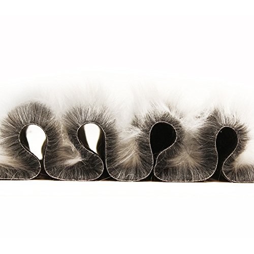 Faux Fur Fabric Long Pile Monkey Shaggy Gray Frost / 60 Wide/Sold...