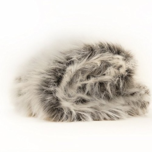 Faux Fur Fabric Long Pile Monkey Shaggy Gray Frost / 60 Wide/Sold...
