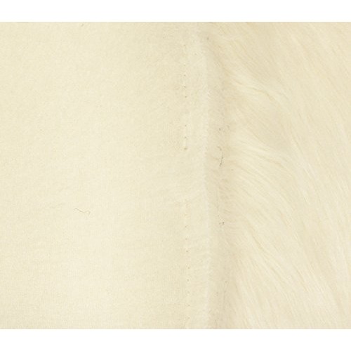 Faux Fur Fabric Long Pile Monkey Shaggy Ivory / 60 Wide/Sold by T...