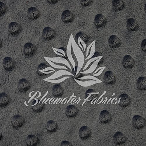 Gray Dimple Dot Grey Minky High Quality Soft Fabric, 60 Wide, By ...