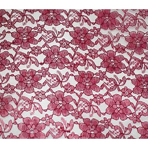 Lace Floral Rachelle Fabric 60 Wide Sold by The Yard Burdy